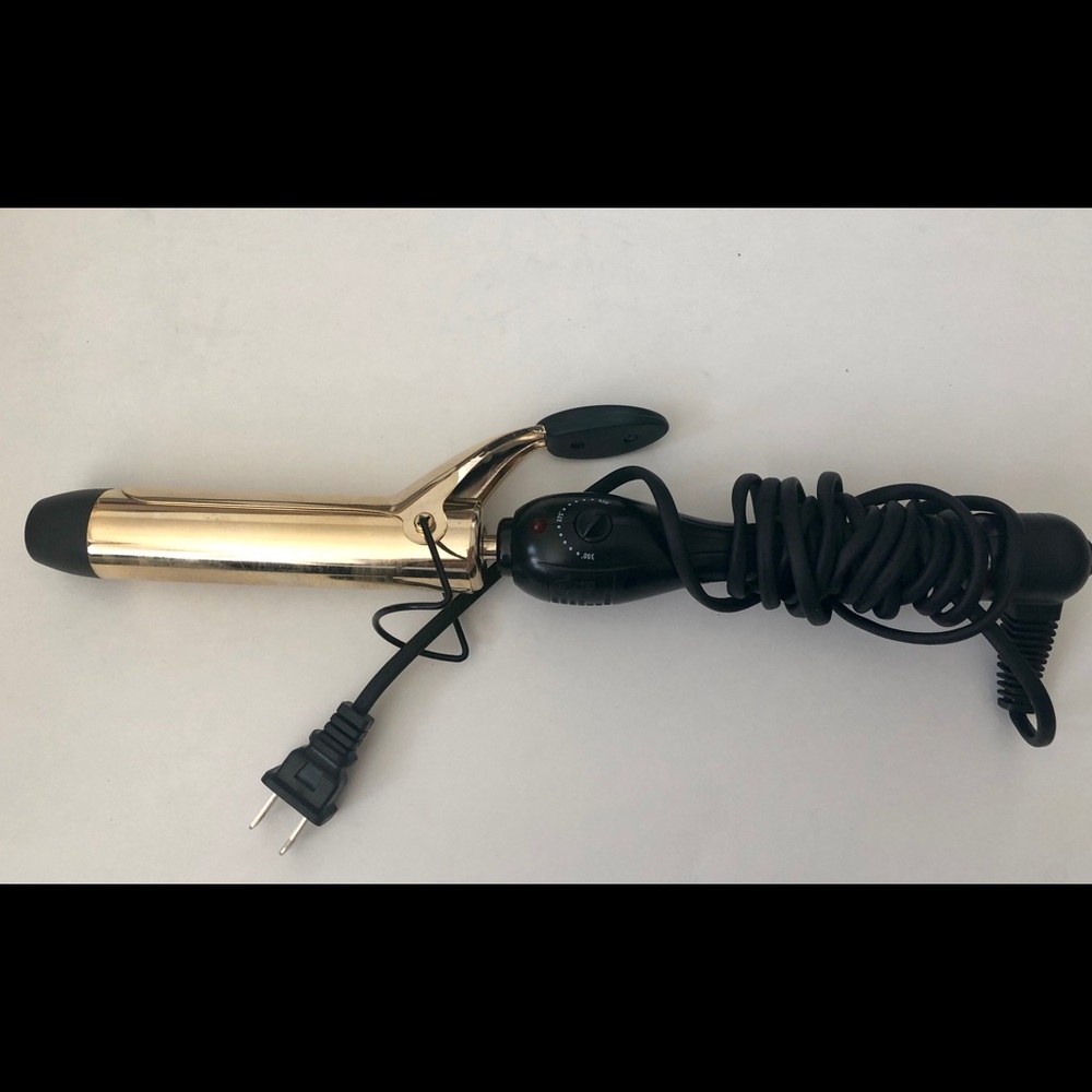 [MUST GO] Pro Beauty Tool Gold Curling Iron 1 1/4”